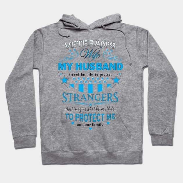 Veteran's Wife Hoodie by krisk9k